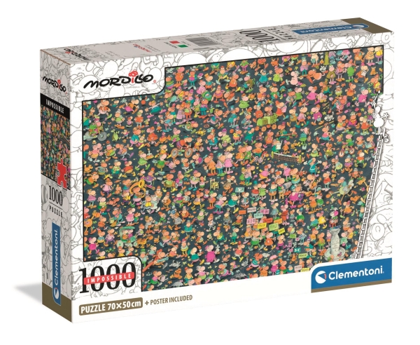Puzzle Hqc Impossible Mordillo, 1000 Teile
