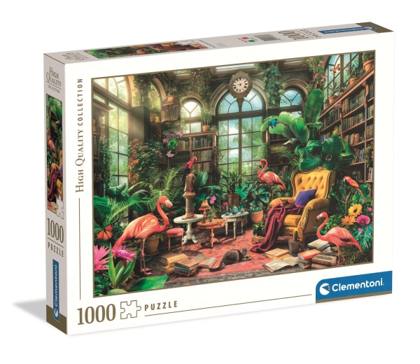 Clementoni Puslespil Hqc The Greenhouse Library, 1000 Brikker