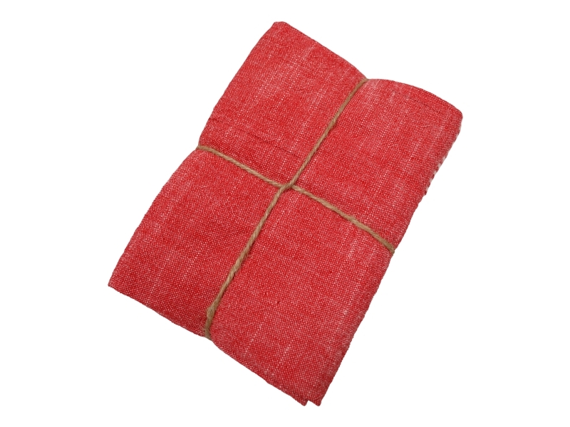 Det Gamle Apotek Viskestykke, Oeko-Tex, B 50Cm, D 70Cm, 2/Set/Sæt, Rød