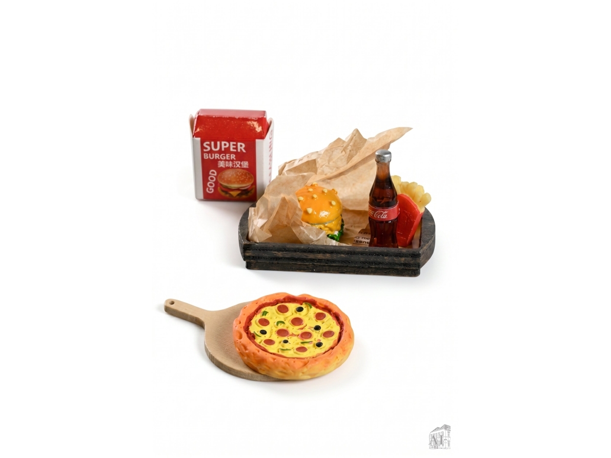 Det Gamle Apotek Dekoration, H 28cm, B 11cm, Rød