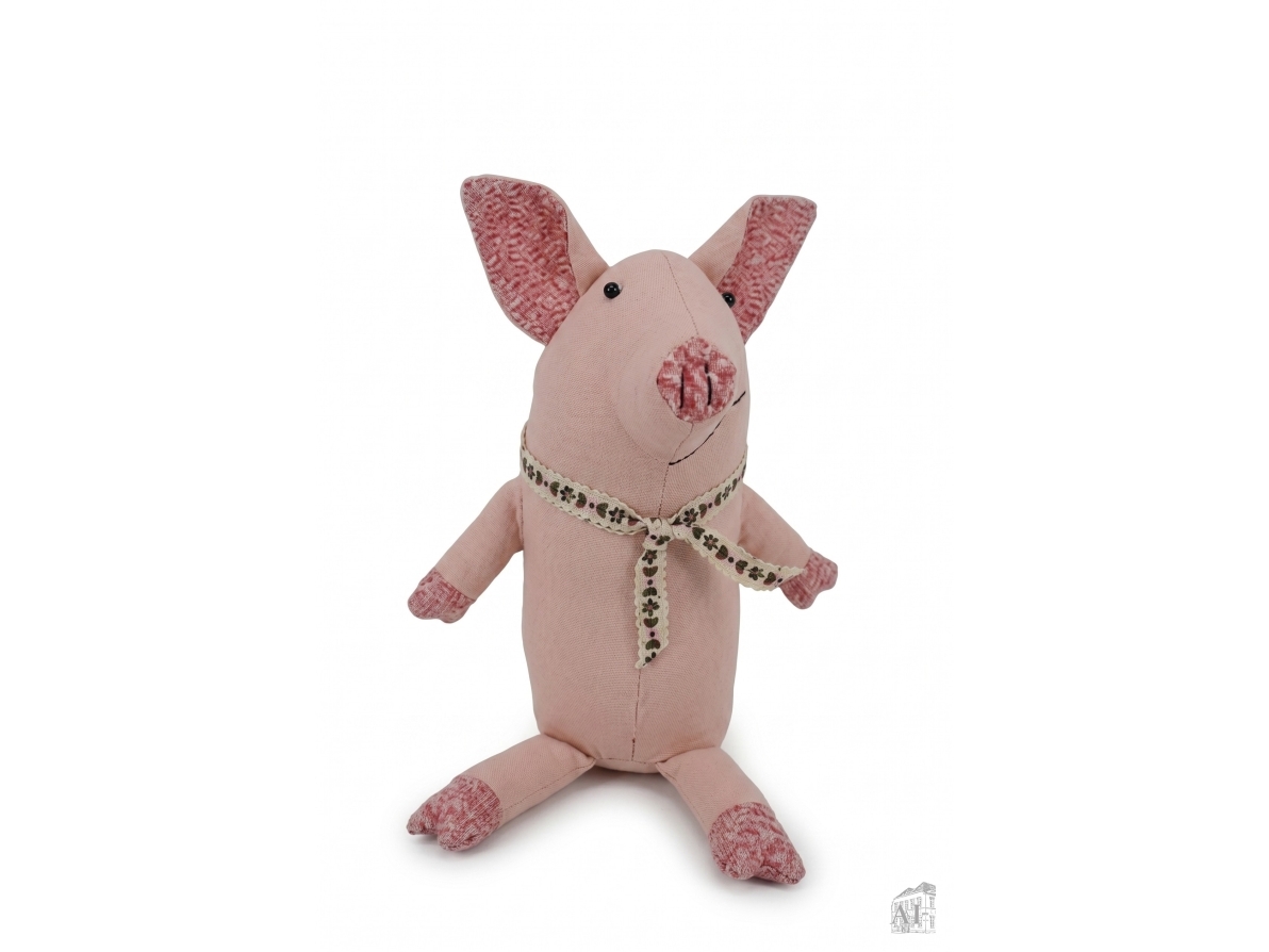 Det Gamle Apotek Schwein, H 32Cm, B 16Cm, T 15Cm, Rose