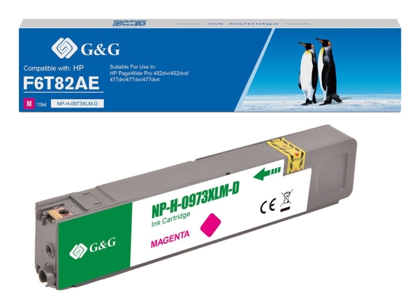 G&G Kompatibel Mit Hp 973X/ F6t82ae Xl-Druckerpatrone Magenta, Magenta, 110 Ml, 1 Stück(E), 7000 Seiten, Einzelpackung