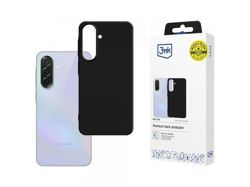 Dėklas 3Mk Matt Case Samsung A376 A37 5G Juodas