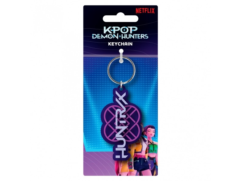 Kids Euroswan nøglering i pvc (K-pop demon hunters huntrix logo)