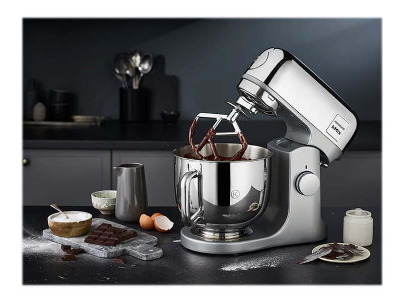 Kenwood kMix Special Edition, Seisova tehosekoitin, Kromi, Harmaa, Vaivaus, Vaivaus, Sekoitus, 5 L, Rotaatio, Metalli, Ruostumaton teräs