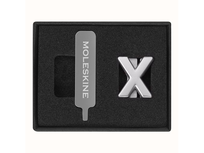 Moleskine Pins X Silber