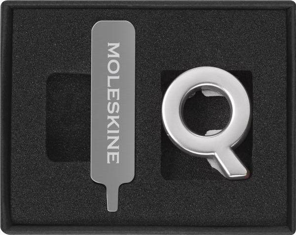 Moleskine Pins Q Sølv