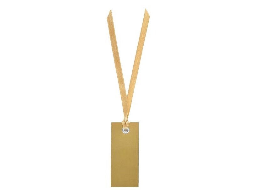 Goldene Geschenkanhänger, 12 Stk.