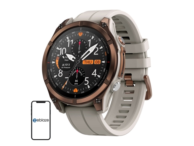 Zeblaze Stratos 4 Pro Smartwatch (Braun)