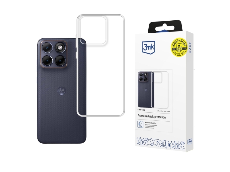 3Mk Clear Case Für Motorola Edge 70 Fusion - Transparent