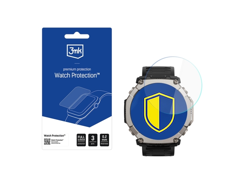 3Mk Watch Protection Flexibleglass Hybridglas Für Amazfit T-Rex Ultra 2