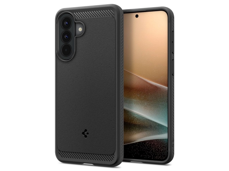 Spigen Rugged Armor, Cover, Samsung, Galaxy A57 5G, 17 Cm (6.7"), Schwarz