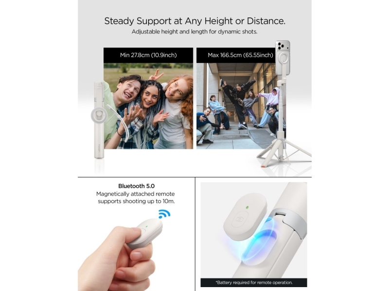 Spigen S582w Bluetooth Selfie-Stick - Beige