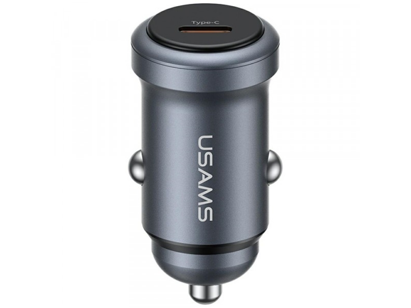 Usams Biloplader Usams Cc321 Aluminium 30W Pd Usb-C Tarnish