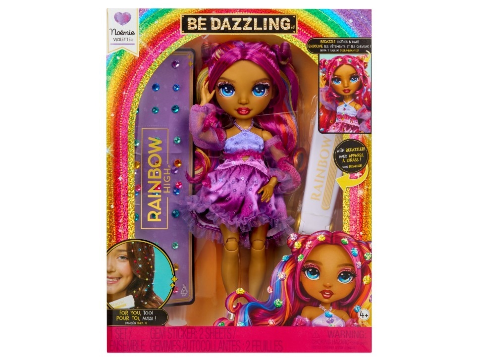 MGA Rainbow High Be Dazzling Fashion Dolls – Noemie Violette (Purple)