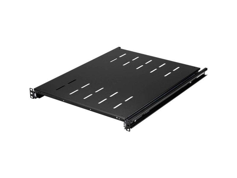 Renkforce Rf-7112942 19 Zoll Netzwerkschrank-Geräteboden 1 He Ausziehbar Geeignet Für Schranktiefe: Ab 500 Mm Black (Rf-7112942)