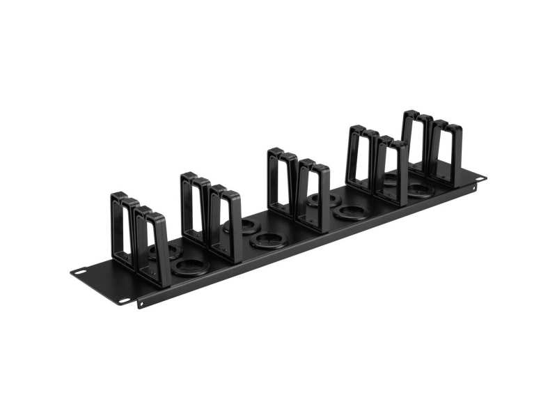 Renkforce Rf-7116968 19 Zoll Netzwerkschrank-Kabelführung 2 He 360° Drehbare Kabelführungsbügel Black (Rf-7116968)