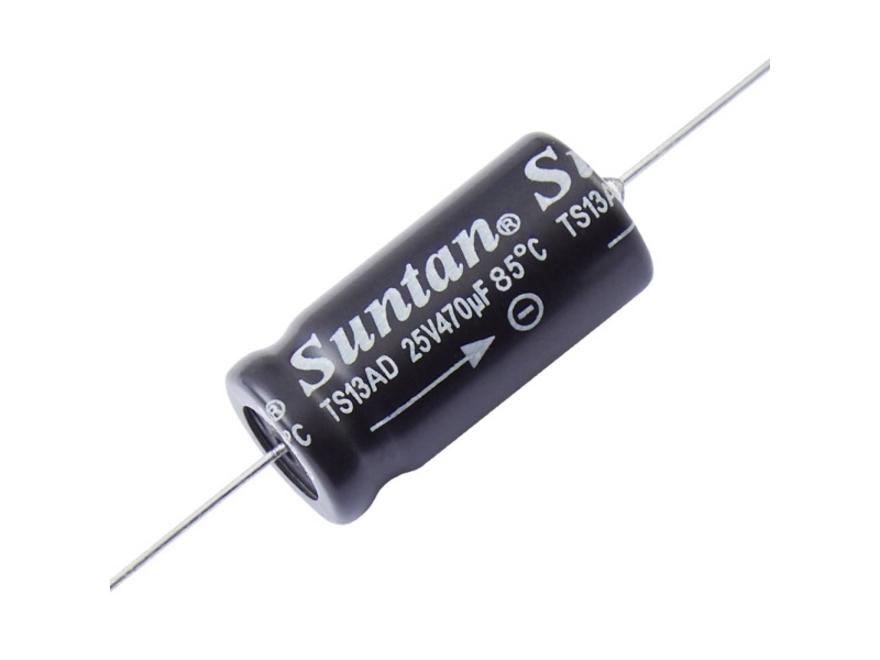 Suntan Ts13ae002a471msb000r Elektrolytkondensator Med Aksial Tråd 470 Μf 100 V 0.2 % (Ø X L) 32 Mm X 16 Mm 1 Stk