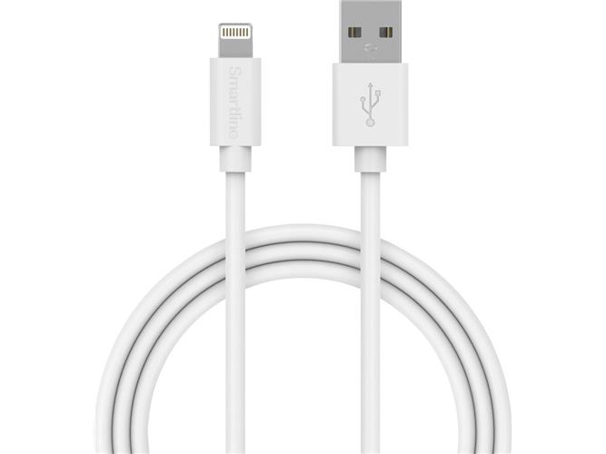 Laddkabel USB-A/Lightning vit 100 cm | Datortillbehör - Kablar & adaptrar - Datakablar | GameStuff