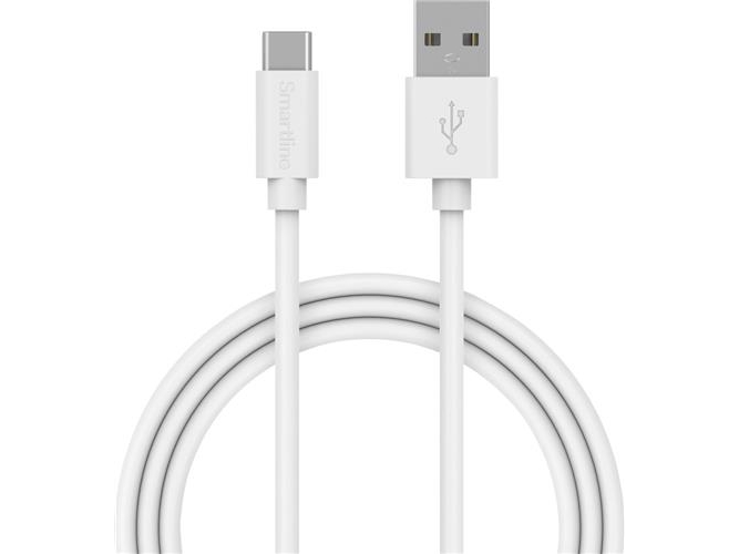 Laddkabel USB-A/USB-C vit 100 cm | Datortillbehör - Kablar & adaptrar - Datakablar | GameStuff