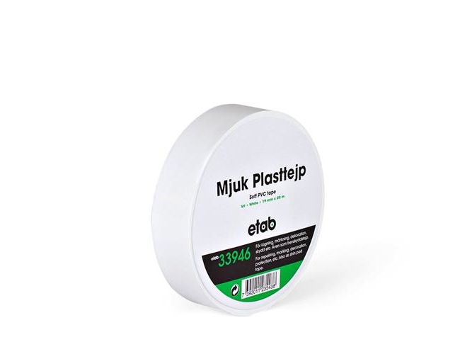 PVC-tejp 50 mm x 20 m, vit | Kontorsmaterial - Tejp & dispensrar - Special tejp | GameStuff