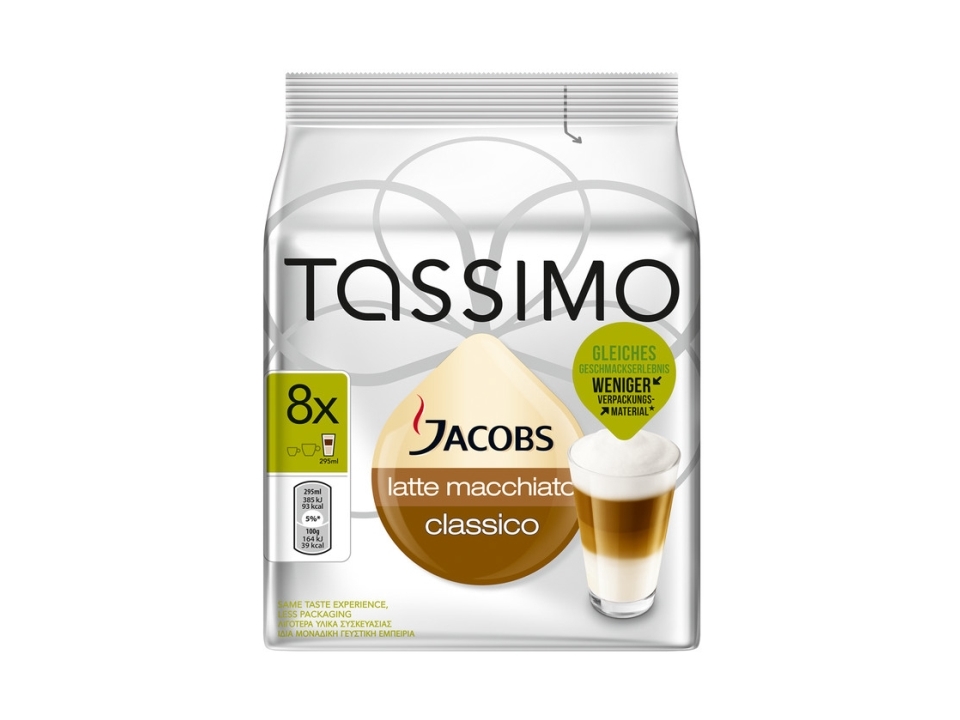 Jacobs Latte Macchiato Classico, Latte Macchiato, Taske