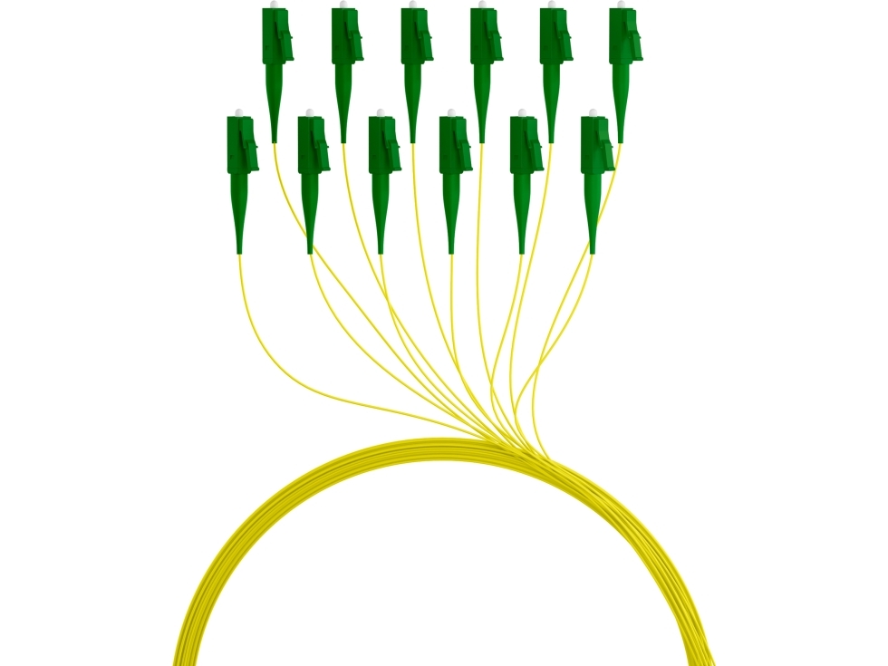 Efb Elektronik Ftth-Pigtail-Lca1, 2 M, Lc/Apc, Os2, 6X Lc, 6X Lc