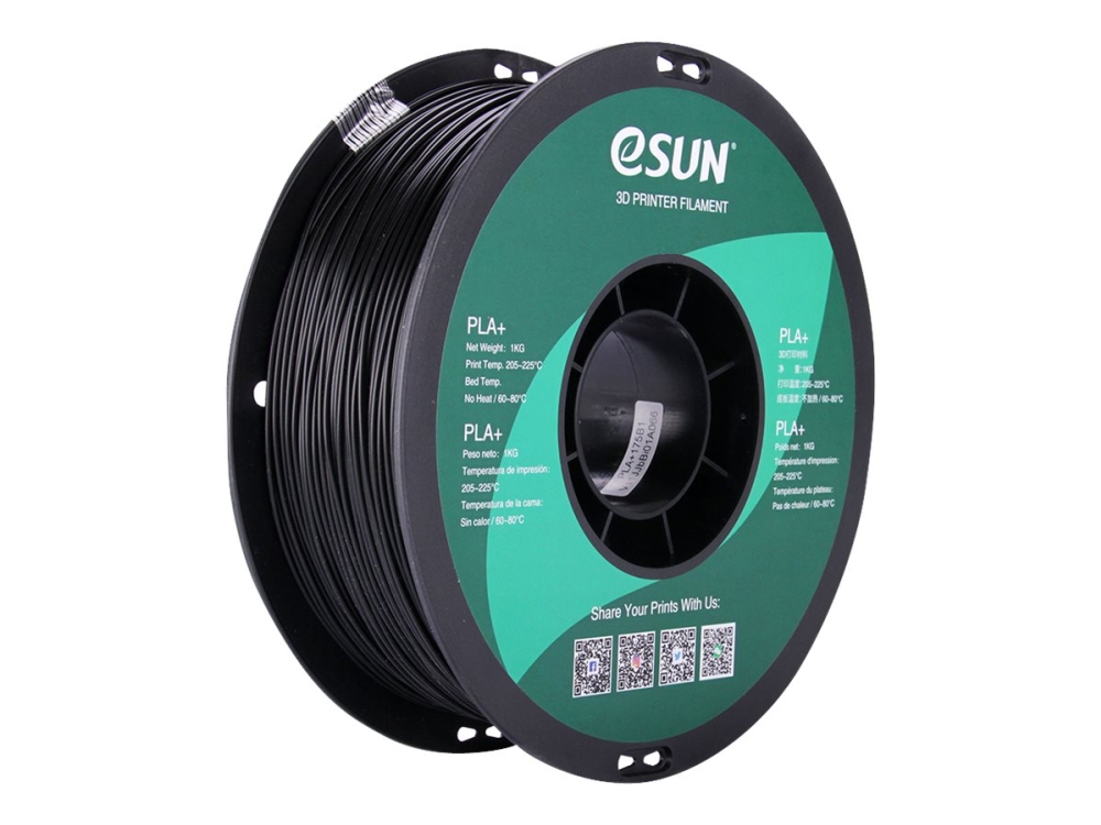 Esun Schwarz - 3 Kg - Pla+ Filament (3D)