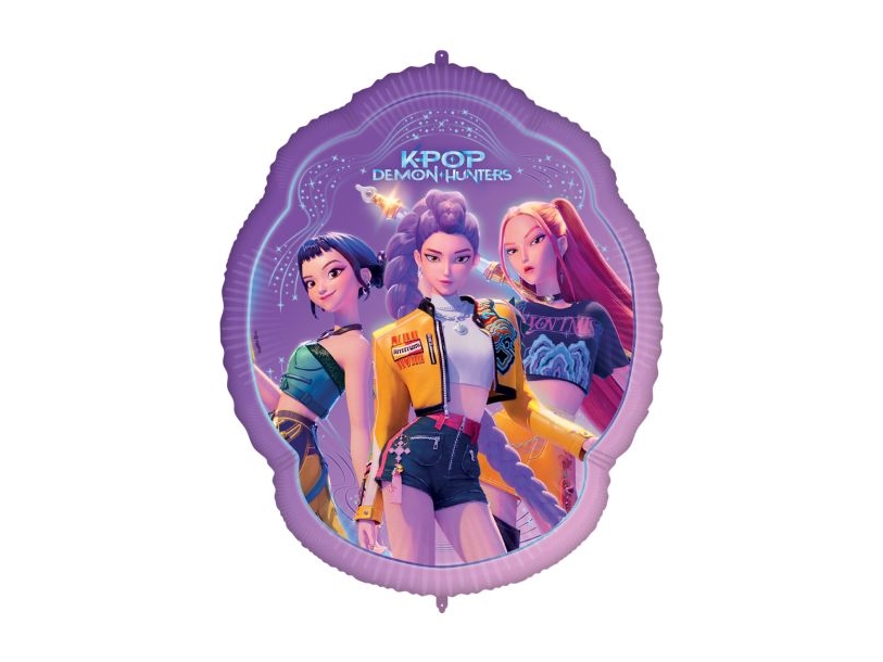 K-Pop Demon Hunters Folienballon, 75 X 56,5 Cm