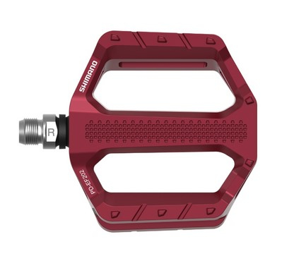 Shimano PD-EF202, Vejcykel, Aluminium, Rød, Chromoly Steel 4140 (CrMo), 2 stk, Mand/kvinde