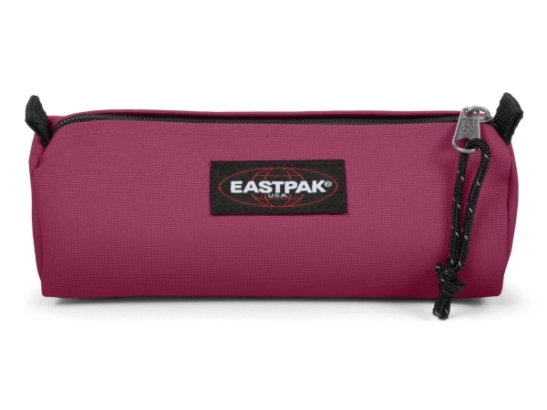 Eastpak Benchmark Single, Blødt Penalhus, Nylon, Bourgogne, Monokromatisk, Wine Burgundy, Lynlås