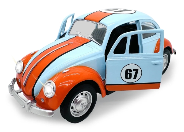 Jamara Volkwagen Classical Beetle 1967, Auto, LR44, Vaaleansininen, Oranssi