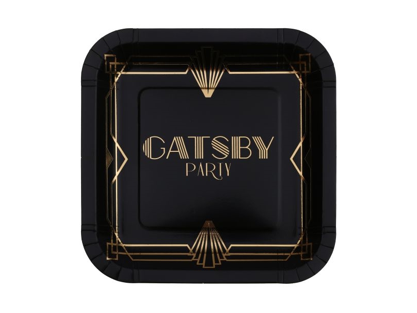 Gatsby-Papp-Teller, 10 Stück