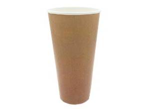 Papbæger Kolddriksbæger 50Cl Ø90xh168mm Pap/Pe Brun,20 Ps X 40 Stk/Krt