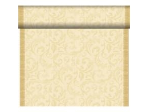 Tischläufer Bio Dunicel Tête-À-Tête 0,4X24 M Rich Damast Cream, 4 Rollen/Krt
