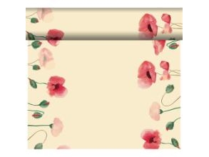 Tischläufer Bio Dunicel Tête-À-Tête 0,4 Cm X 24 M Poppy Charm, Rolle