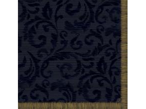 Servietten Dunilin 40 X 40 Cm Airlaid Rich Damast Black, 45 Stk./Pack