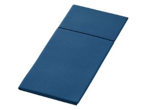Serviette Bio Dunisoft Duniletto Slim 40X33 Cm Besteckfalt Papier Dunkelblau, 4 Pk X 65 Stk/Krt