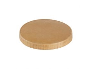 Deckel Ø74mm Kraft Pap/Pe Braun, 20 Stk X 50 Stk/Karton