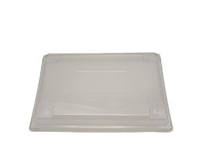 Kunststoffdeckel L 280 X B 210 X H 28 Mm Für Sushi, Rpet, Transparent, 240 Stück/Karton