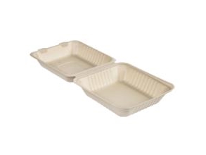 Takeaway-Box Rechteckig 1-Fach 1000 Ml Braun, 3 Pk X 50 Stk/Krt