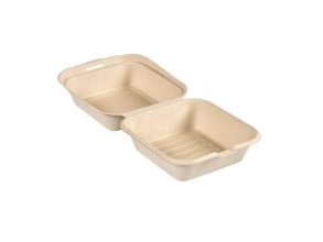 Takeaway-Box Rechteckig 1-Fach 475 Ml Braun, 4 Pk X 50 Stk/Krt