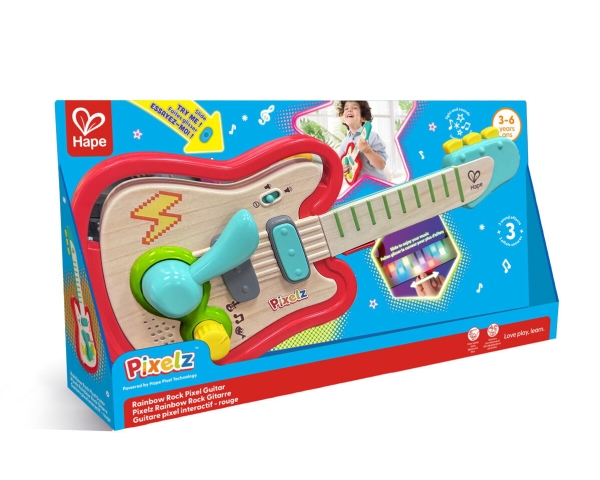 Hape Pixelz Rainbow Rock Gitarre