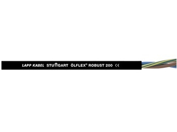 LAPP ÖLFLEX® ROBUST 200 Styreledning 4 G 1.5 mm² Sort 21807/100 100 m