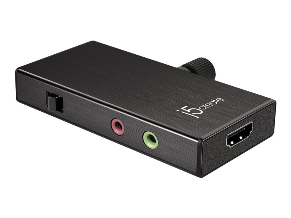 j5create JVA02 Live Capture UVC HDMI to USB Video Capture - Videooptagelsesadapter - USB 3.1 Gen 1