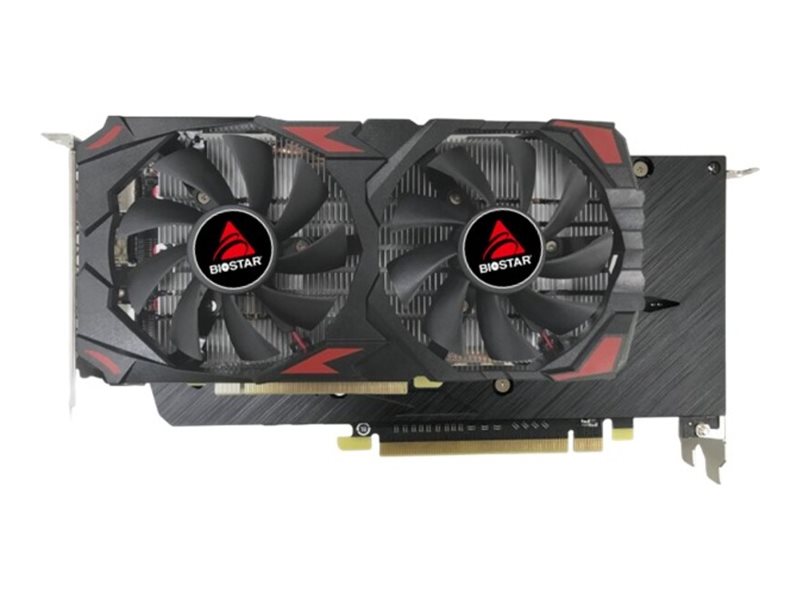 Biostar - Grafikkort - Radeon Rx 580 - 8 Gb Gddr5 - Pcie 3.0 X16 - Hdmi, 2 X Displayport