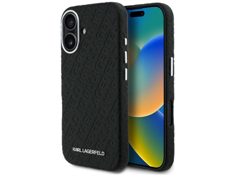 Karl Lagerfeld Fw-Stempel „Karl“ Magsafe-Hülle Für Iphone 16 – Schwarz