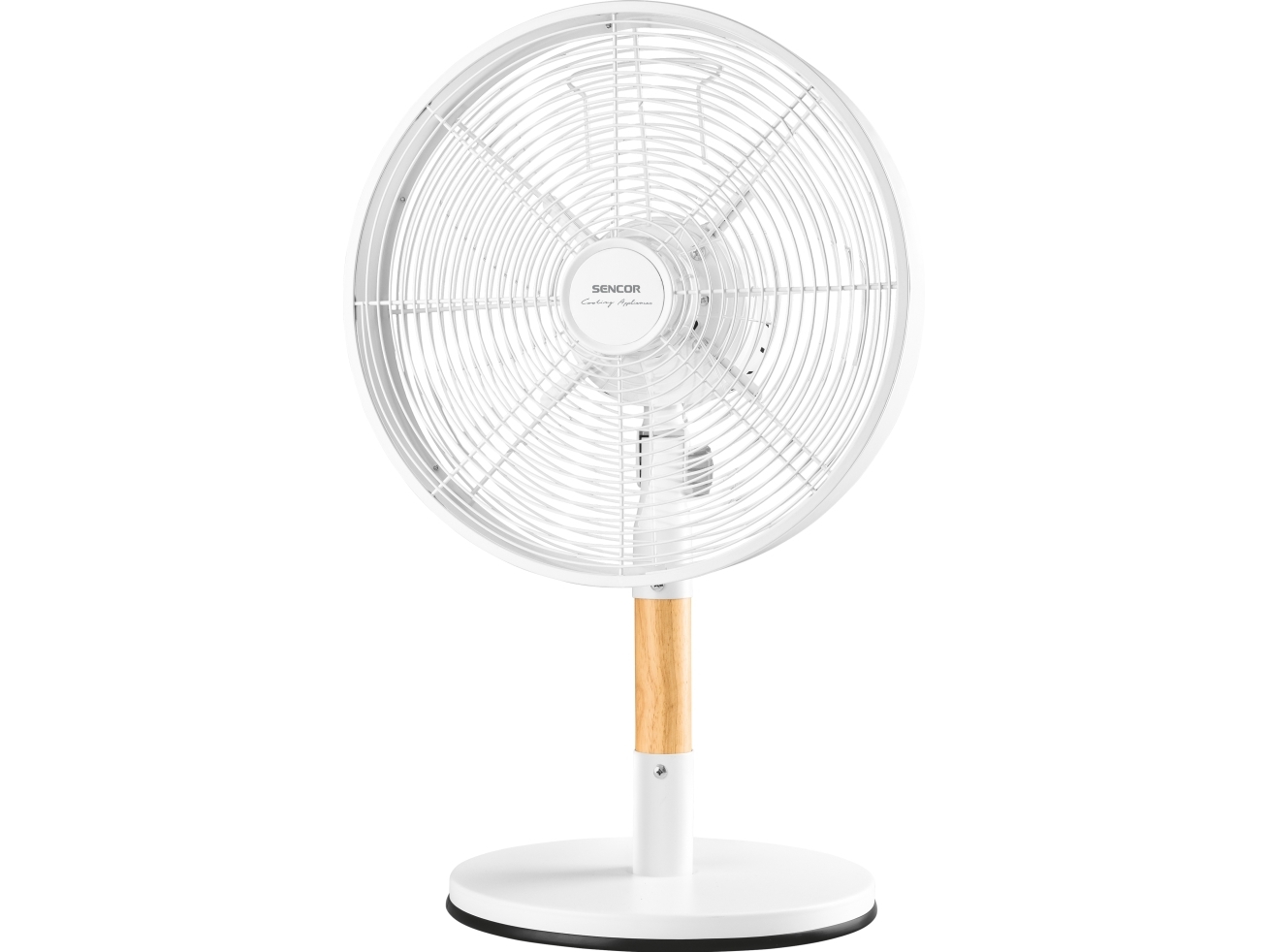 Sencor SFE 3080WH, Husholdning ventilator, Hvid, Bord, 62 dB, 30 cm, 80°