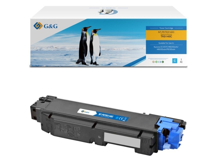 G&G Kompatibel Mit Kyocera Tk-5140C/ 1T02tvcnl0 Toner Cyan, 5000 Seiten, Cyan, 1 Stück(E)