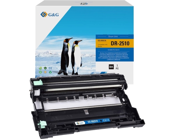 G&G Gg-Bd2510, Kompatibel, Brother, Brother Dcpl2620dw Brother Dcpl2627dw Brother Dcpl2627dwe Brother Dcpl2627dwxl Brother Dcpl2660dw..., 1 Stk, 1500